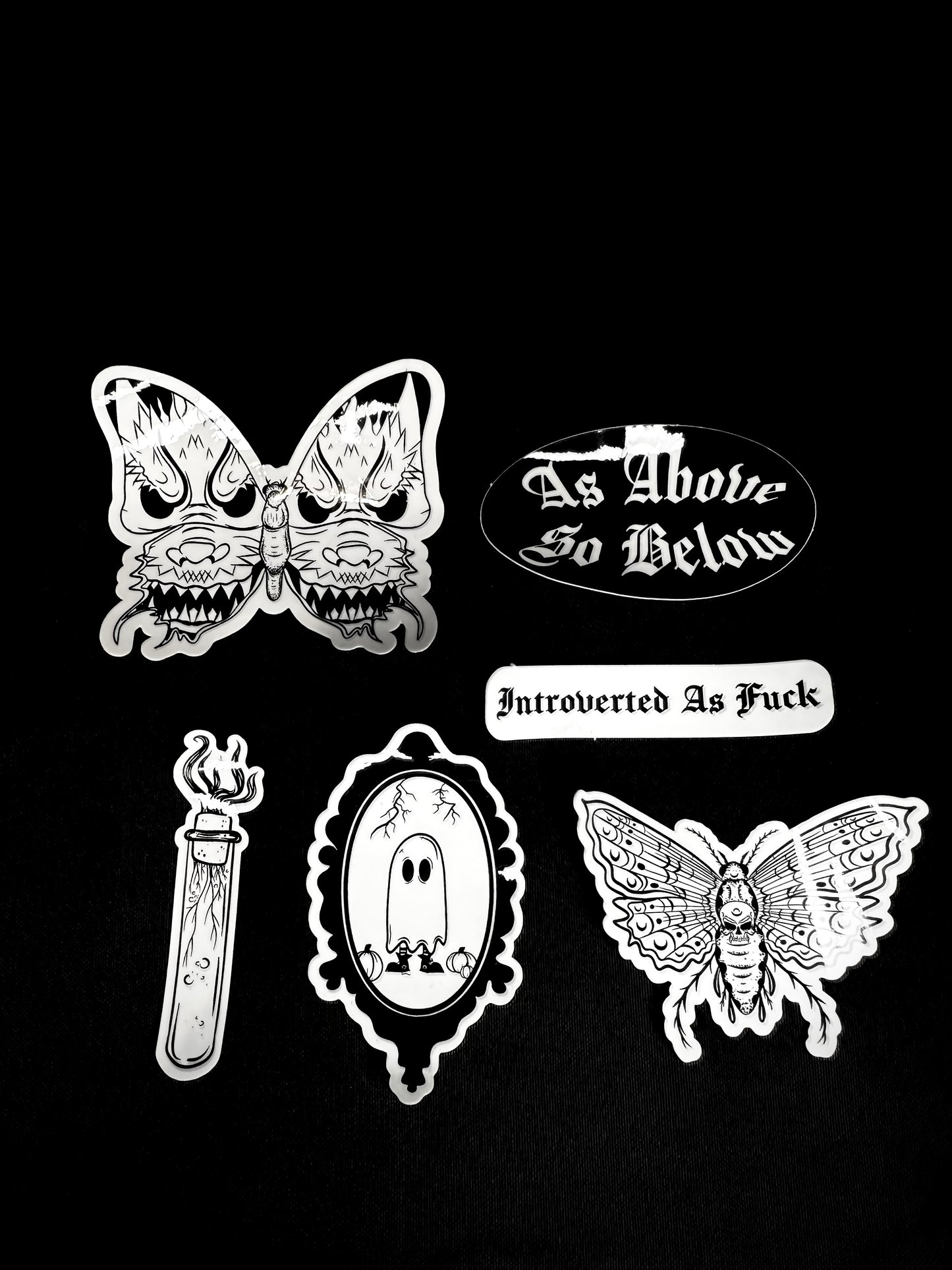 AS ABOVE SO BELOW Sticker Bundle - set of 6