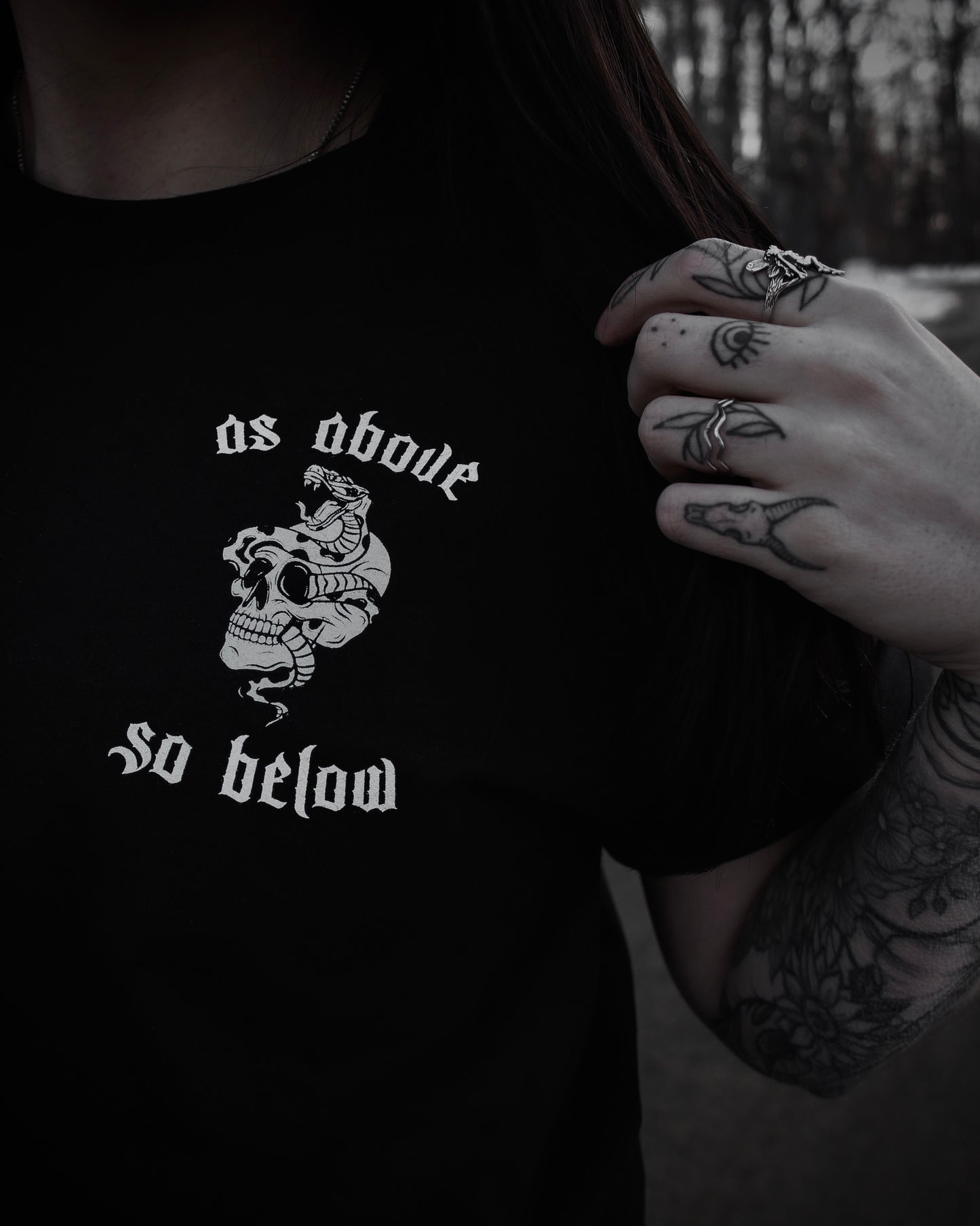 AS ABOVE SO BELOW Discipline or Regret Graphic Tee