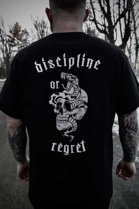 AS ABOVE SO BELOW Discipline or Regret Graphic Tee