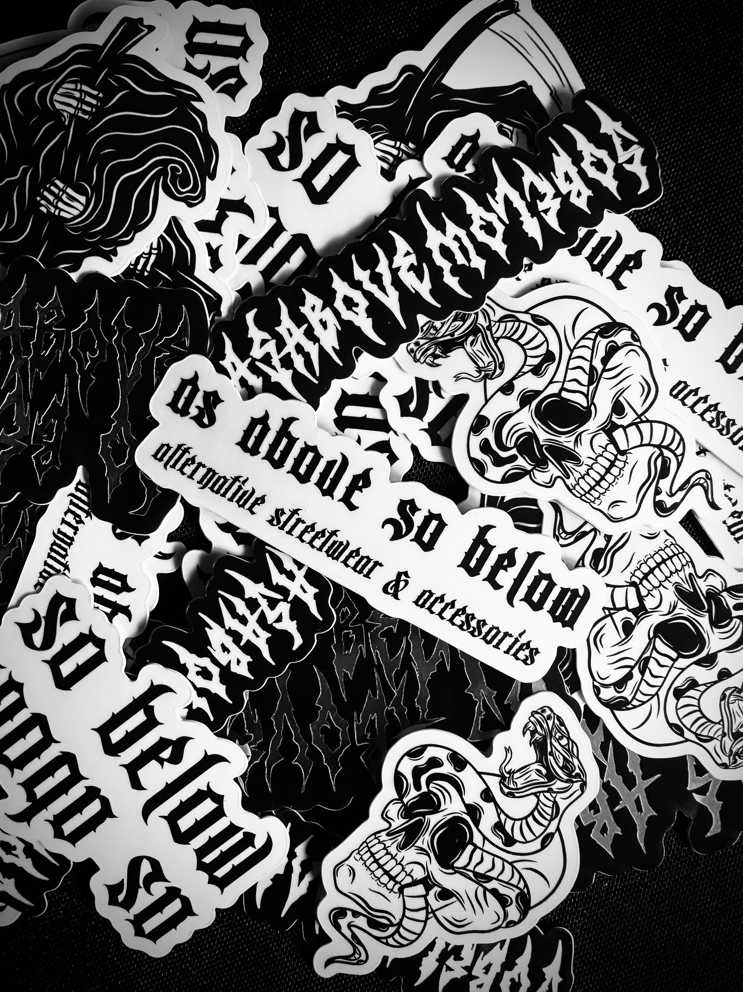 AS ABOVE SO BELOW Sticker Bundle - set of 6