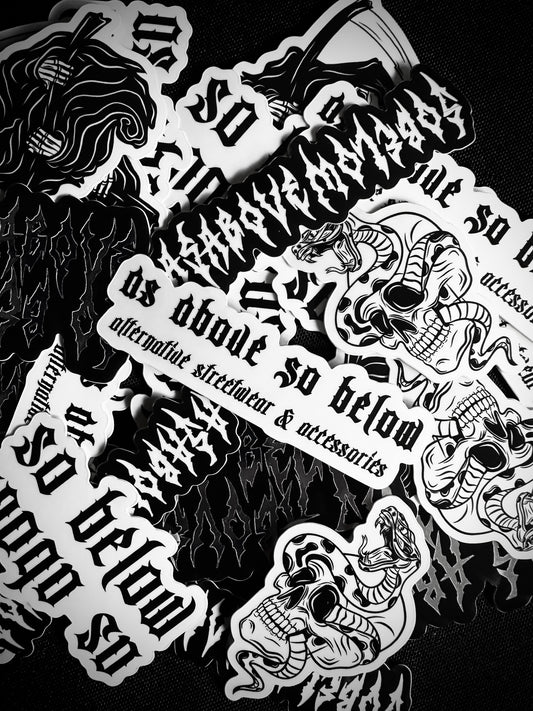 AS ABOVE SO BELOW Sticker Bundle - set of 6