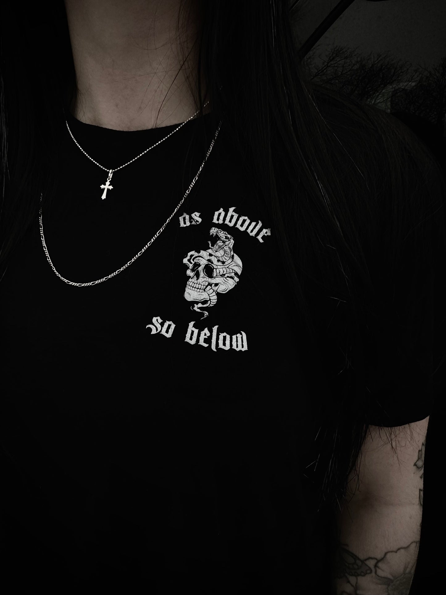 AS ABOVE SO BELOW Crop Top