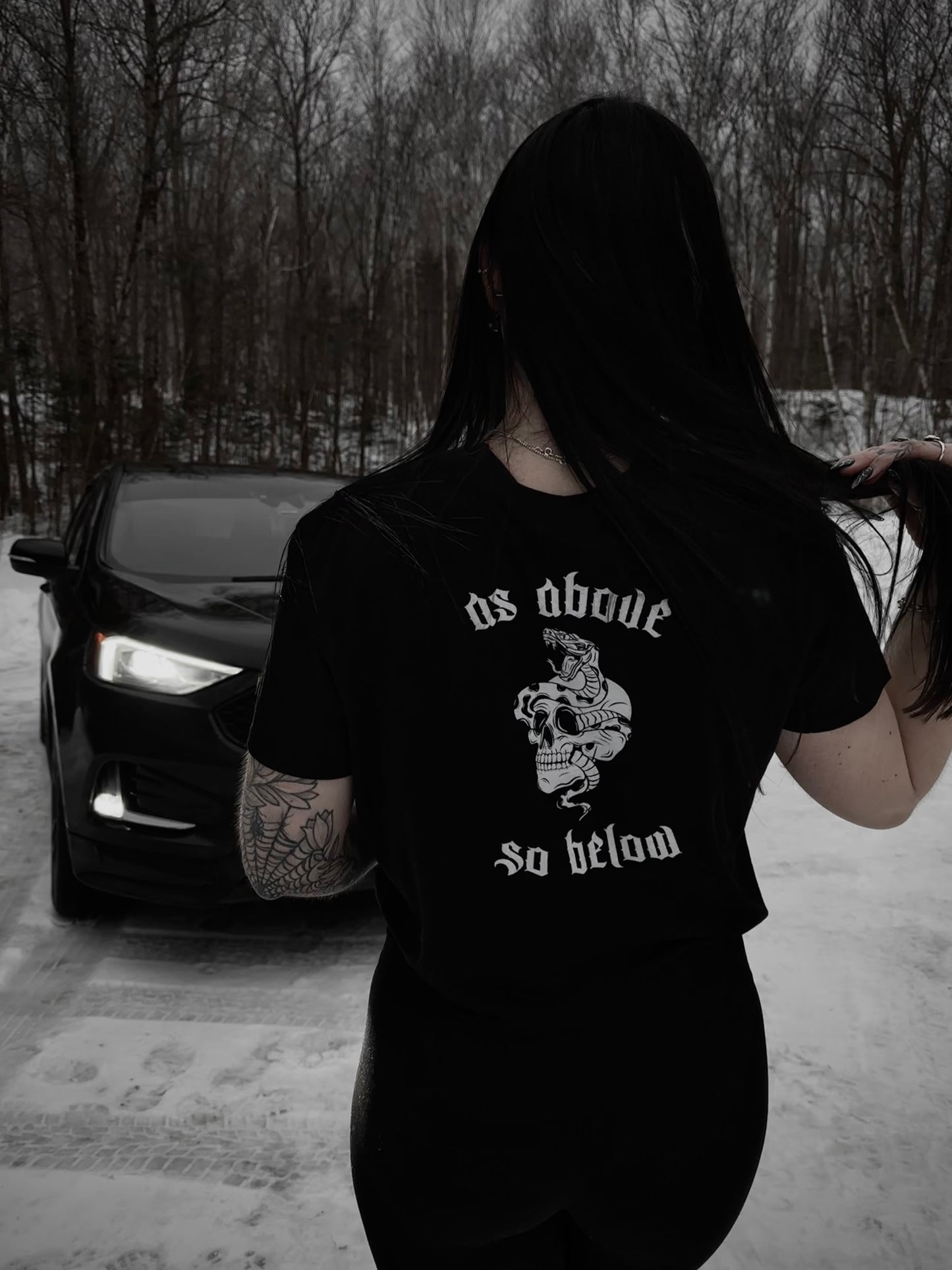 AS ABOVE SO BELOW Crop Top