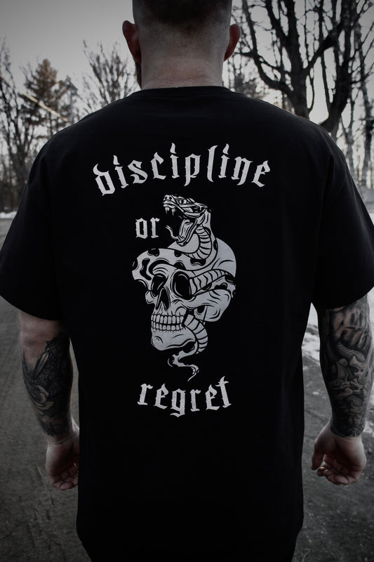 AS ABOVE SO BELOW Discipline or Regret Graphic Tee