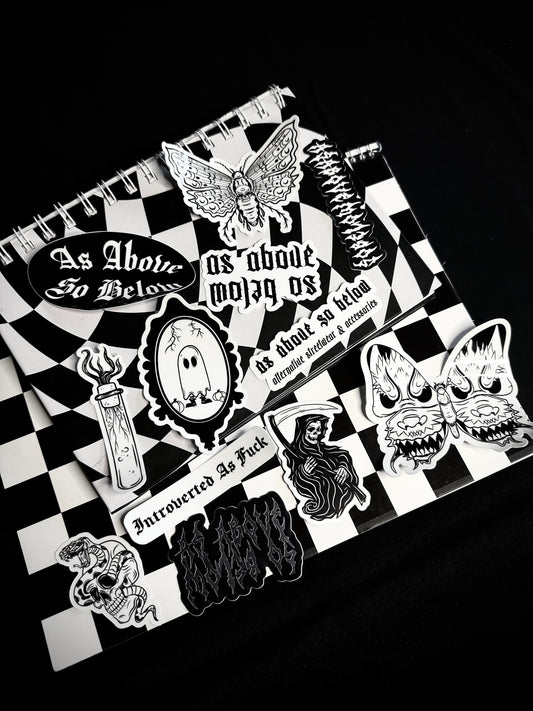 AS ABOVE SO BELOW Deluxe Sticker Bundle - set of 12